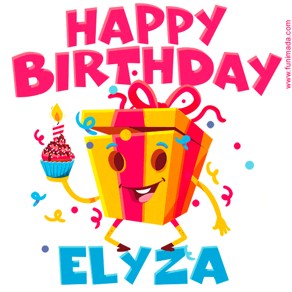 Funny Happy Birthday Elyza GIF