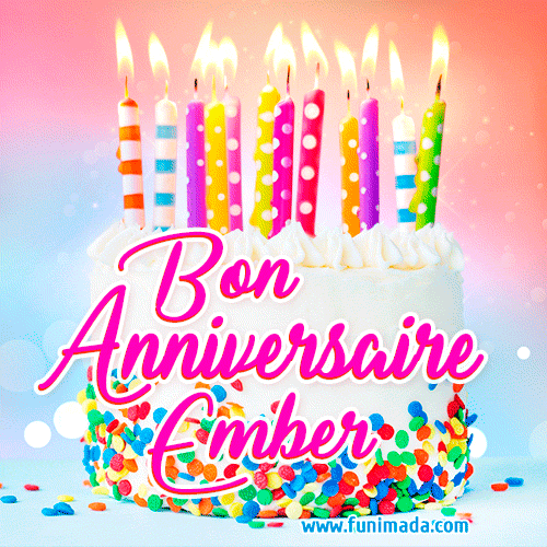 Joyeux anniversaire, Ember! - GIF Animé