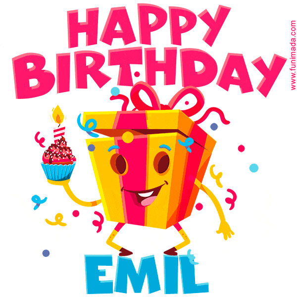 Funny Happy Birthday Emil GIF
