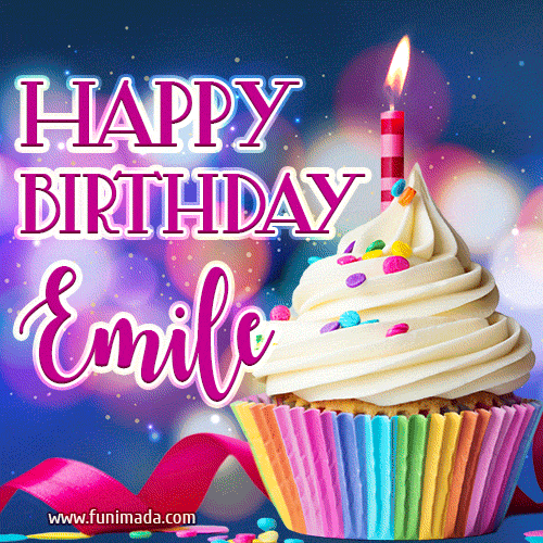 Happy Birthday Emile - Lovely Animated GIF