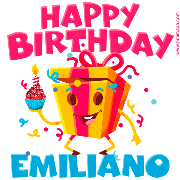 Funny Happy Birthday Emiliano GIF