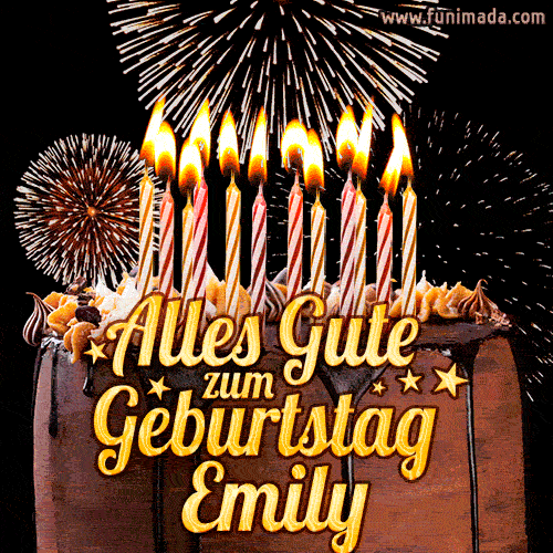Alles Gute zum Geburtstag Emily (GIF)