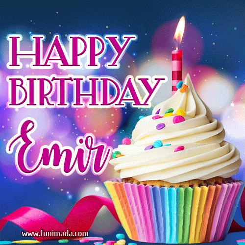 Happy Birthday Emir - Lovely Animated GIF