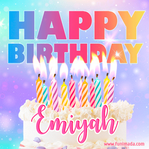 Funny Happy Birthday Emiyah GIF