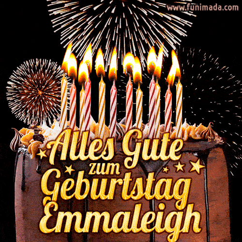 Alles Gute zum Geburtstag Emmaleigh (GIF)
