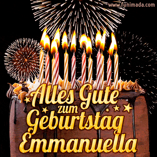 Alles Gute zum Geburtstag Emmanuella (GIF)