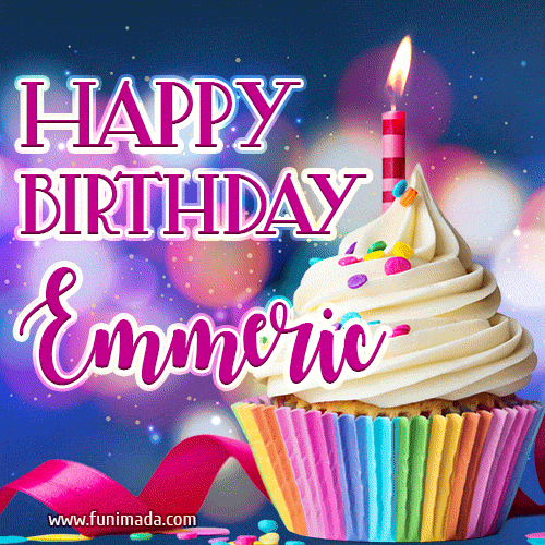 Happy Birthday Emmeric - Lovely Animated GIF