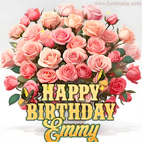 Happy Birthday Emmy Elegant Animation With Flowers Download On Happy Birthday Emmy Elegant Animation With Flowers Download On
