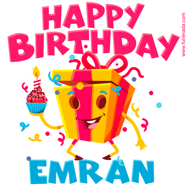 Funny Happy Birthday Emran GIF