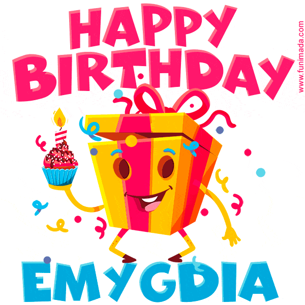 Funny Happy Birthday Emygdia GIF