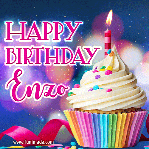 Happy Birthday Enzo - Lovely Animated GIF