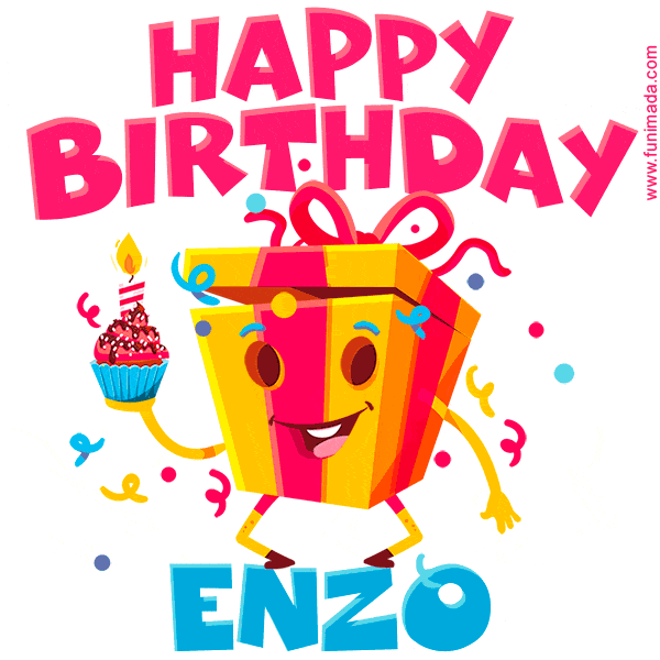 Funny Happy Birthday Enzo GIF