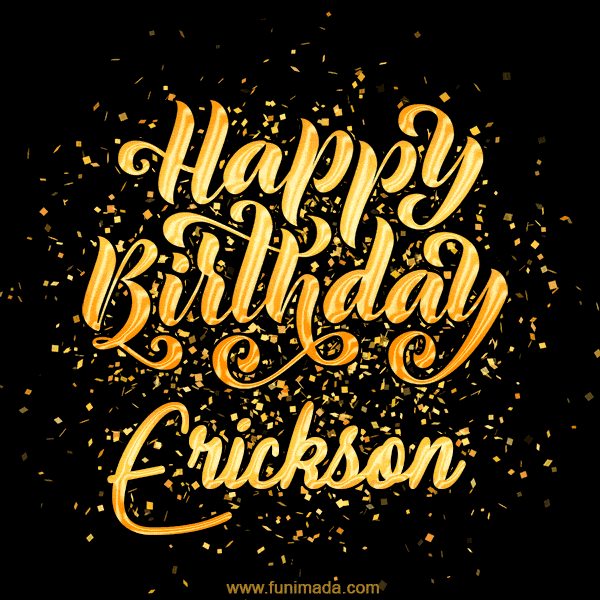 Happy Birthday Card for Erickson - Download GIF and Send for Free