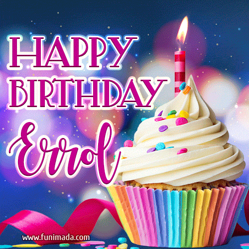 Happy Birthday Errol - Lovely Animated GIF