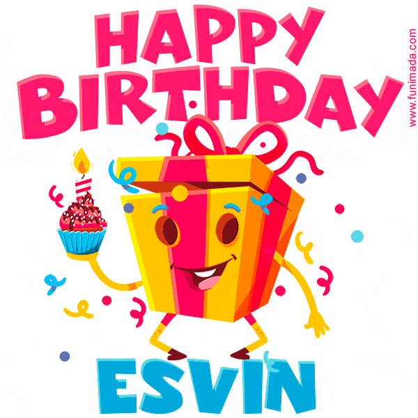 Funny Happy Birthday Esvin GIF
