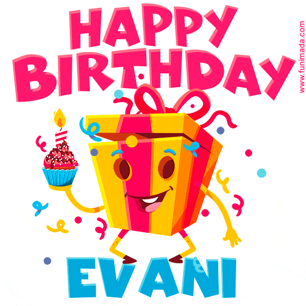Funny Happy Birthday Evani GIF