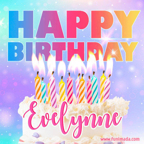 Funny Happy Birthday Evelynne GIF