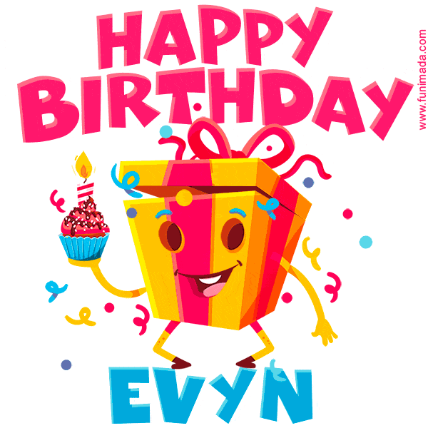 Funny Happy Birthday Evyn GIF