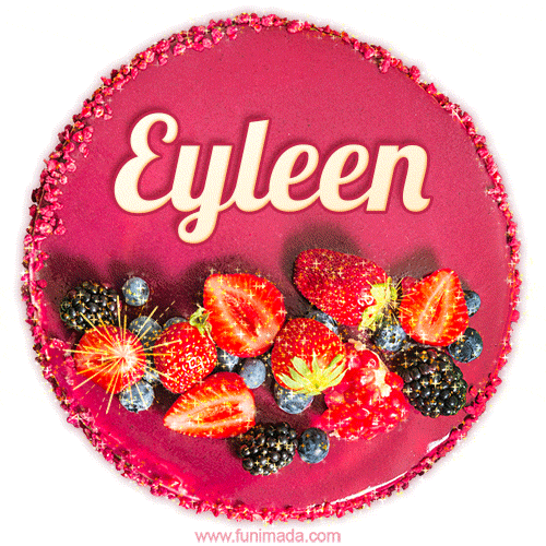 Happy Birthday Cake with Name Eyleen - Free Download