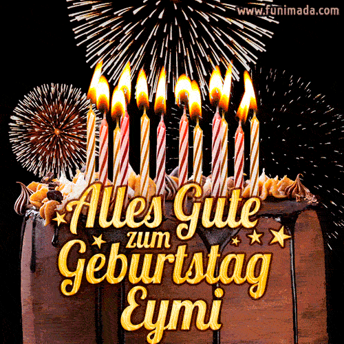 Alles Gute zum Geburtstag Eymi (GIF)