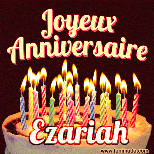 Joyeux anniversaire Ezariah GIF