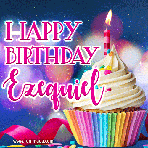 Happy Birthday Ezequiel - Lovely Animated GIF
