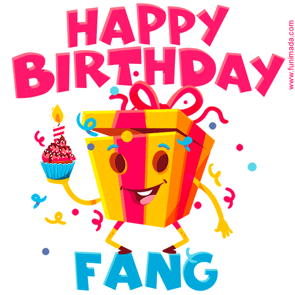 Funny Happy Birthday Fang GIF
