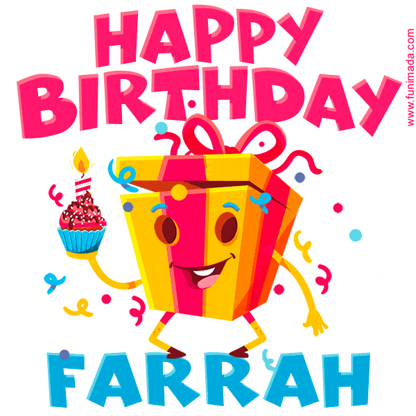 Funny Happy Birthday Farrah GIF