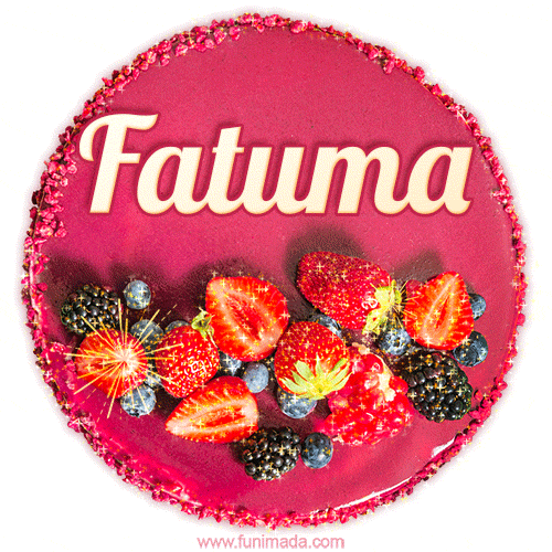 Happy Birthday Cake with Name Fatuma - Free Download