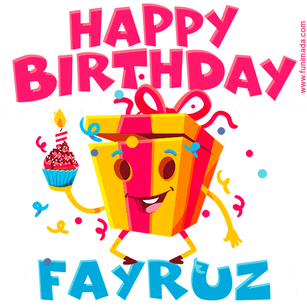 Funny Happy Birthday Fayruz GIF