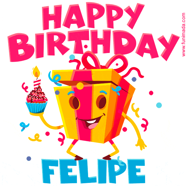 Funny Happy Birthday Felipe GIF