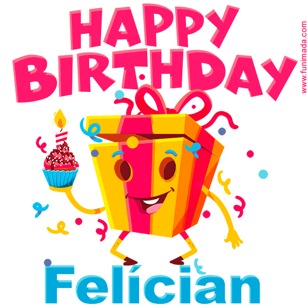 Funny Happy Birthday Felícian GIF