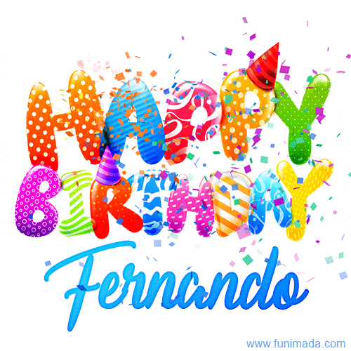 Happy Birthday Fernando - Creative Personalized GIF With Name