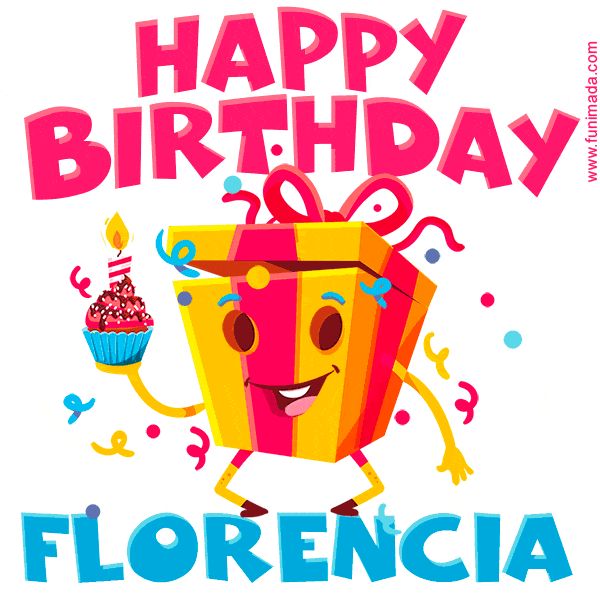 Funny Happy Birthday Florencia GIF