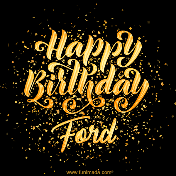 Happy Birthday Card for Ford - Download GIF and Send for Free