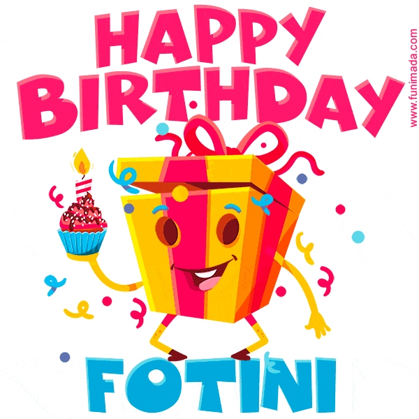Funny Happy Birthday Fotini GIF