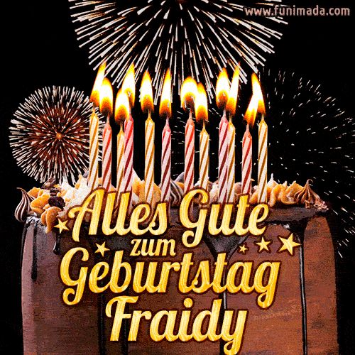 Alles Gute zum Geburtstag Fraidy (GIF)
