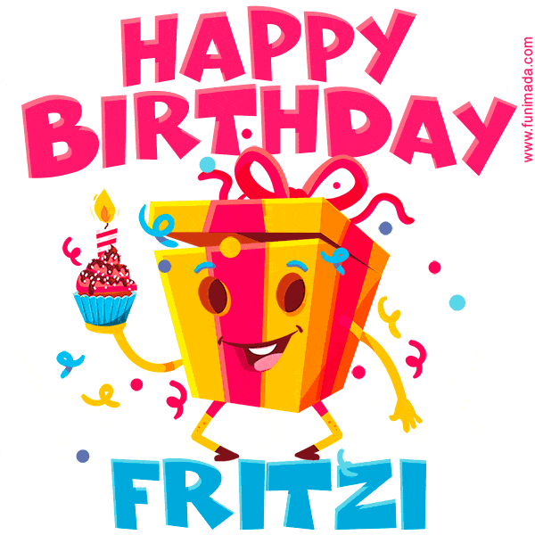 Funny Happy Birthday Fritzi GIF