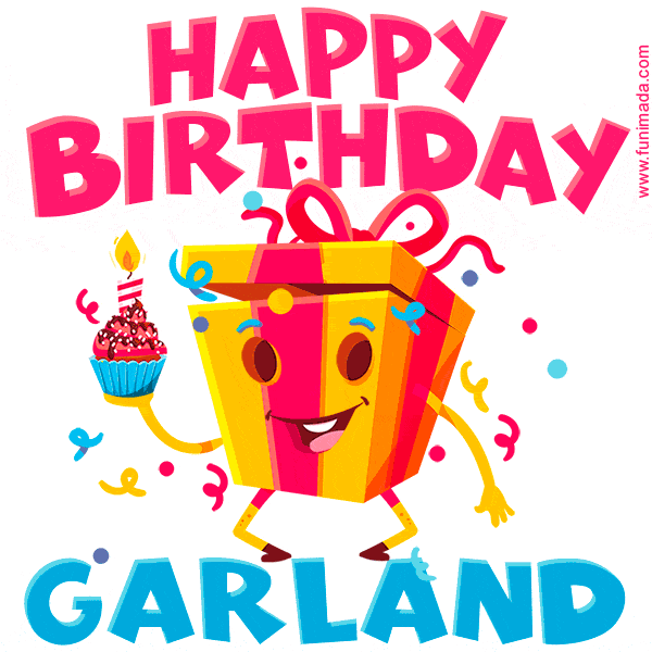 Funny Happy Birthday Garland GIF