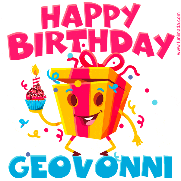 Funny Happy Birthday Geovonni GIF