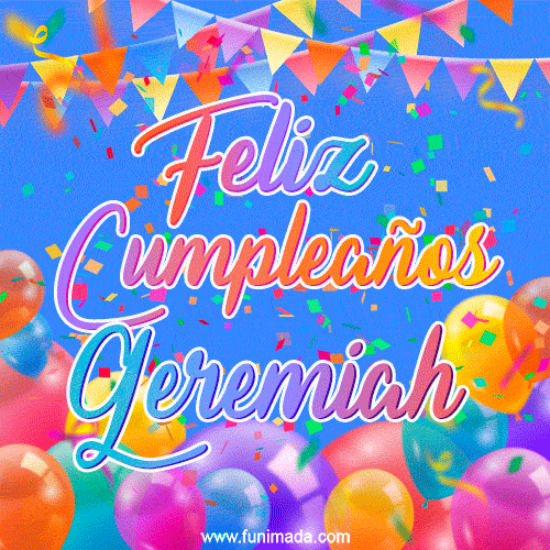 Feliz Cumpleaños Geremiah (GIF)