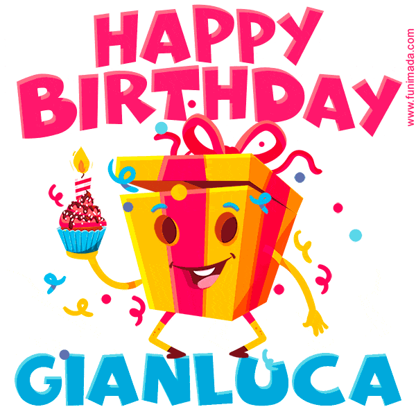 Funny Happy Birthday Gianluca GIF