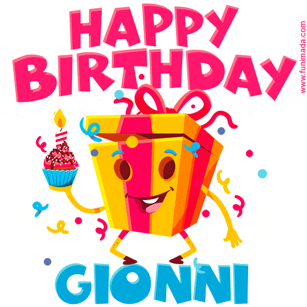 Funny Happy Birthday Gionni GIF