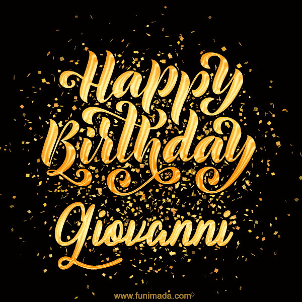 Happy Birthday Card for Giovanni - Download GIF and Send for Free