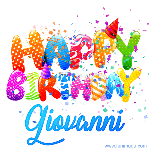 Happy Birthday Giovanni - Creative Personalized GIF With Name