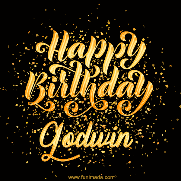 Happy Birthday Card for Godwin - Download GIF and Send for Free