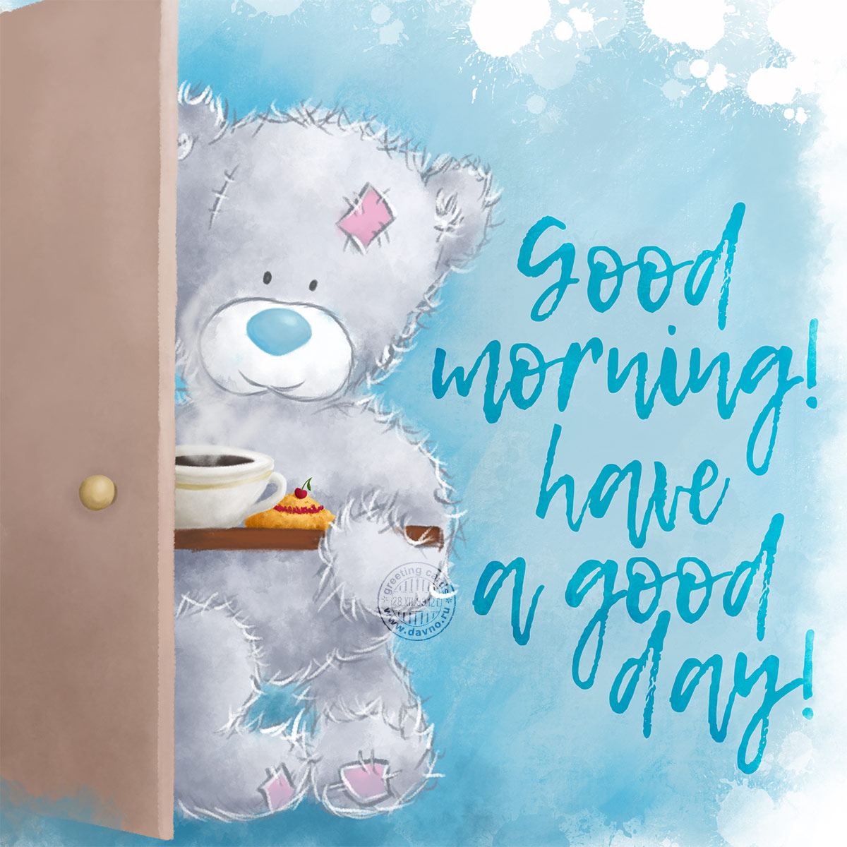 Teddy Bear Wishing A Good Morning Download On Funimada Com