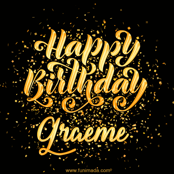 Happy Birthday Card for Graeme - Download GIF and Send for Free