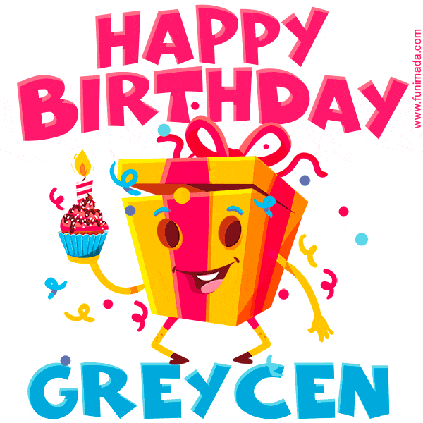 Funny Happy Birthday Greycen GIF