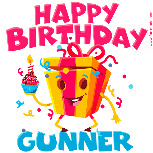 Funny Happy Birthday Gunner GIF